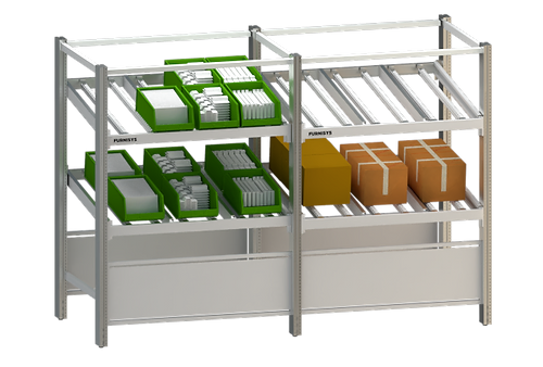 Furnisys Flexi Flowrack Stater and adder assembly