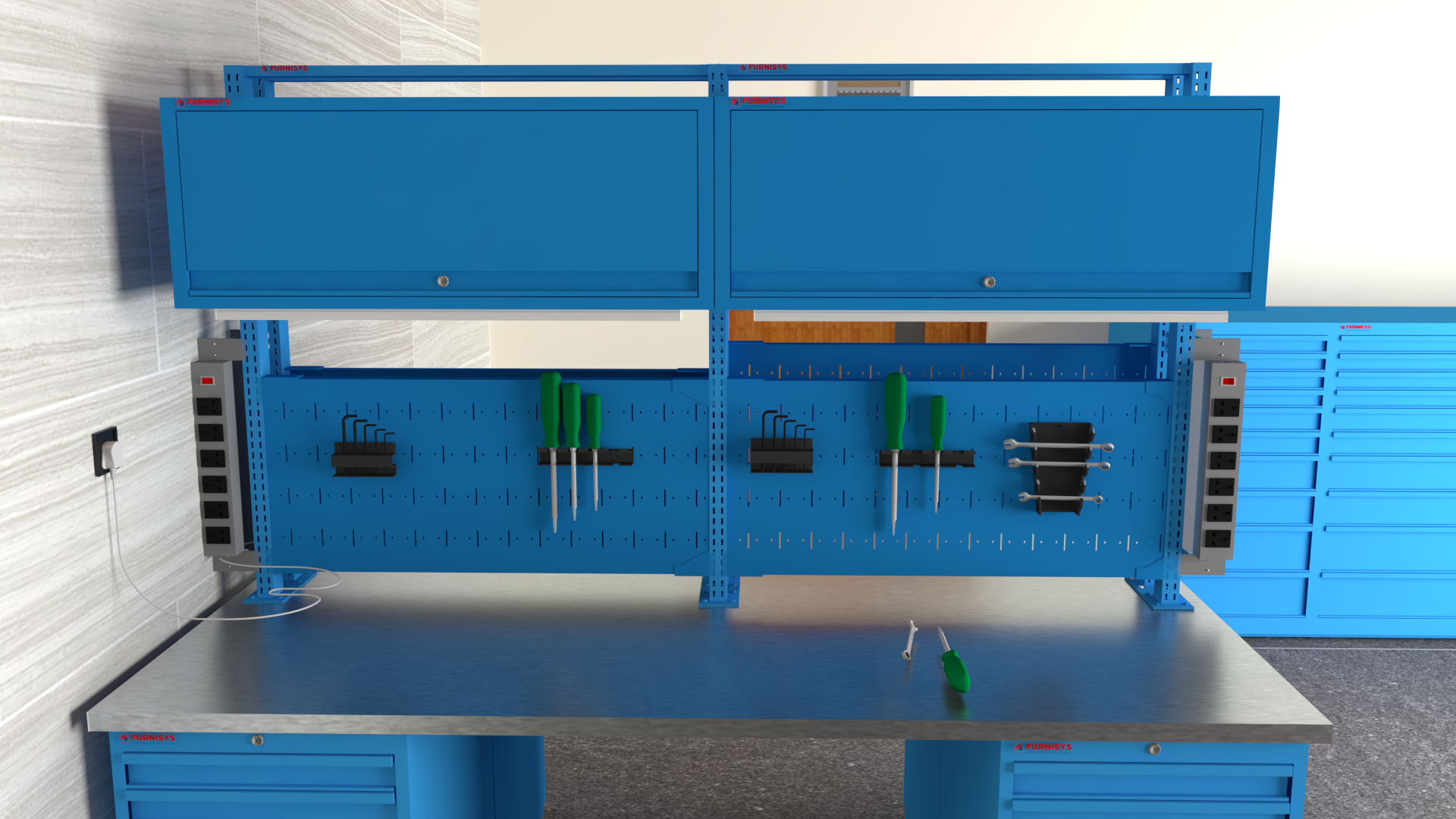 Overhead Cabinets Shelves and Mounting Components