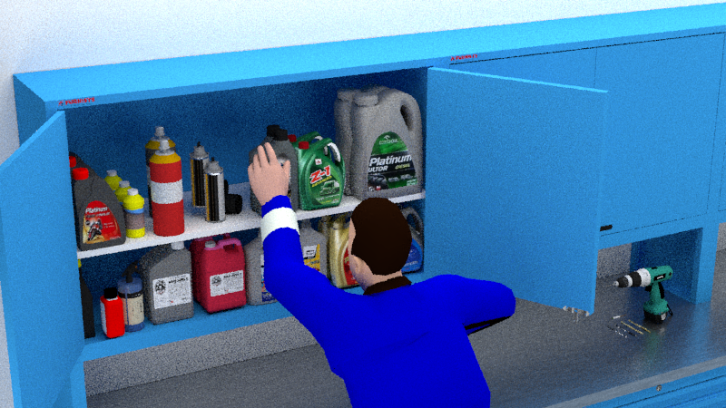 Overhead Cabinets Shelves