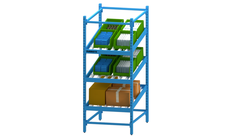 industrial workbench link flow rack2