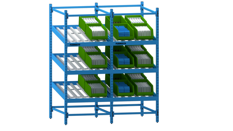 industrial workbench link flow rack