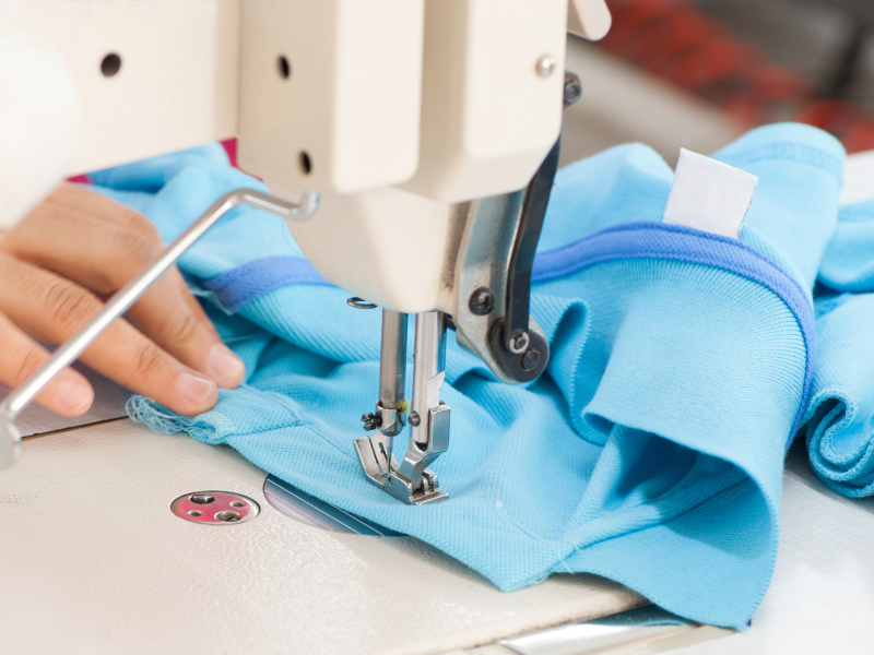 Textiles and apparel industry workbench workstation