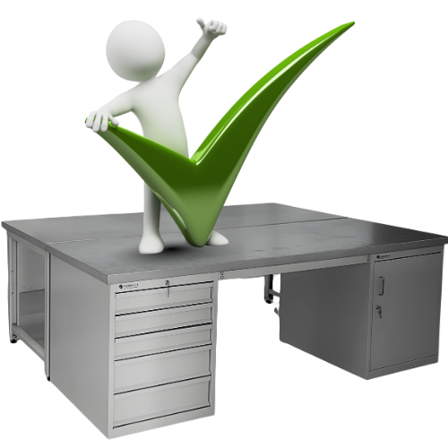 material testing heavy duty workbench