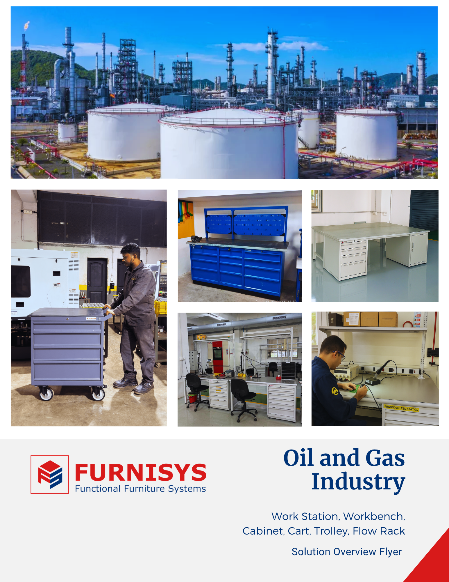 Oil and Gas Industry workstation solution flyer