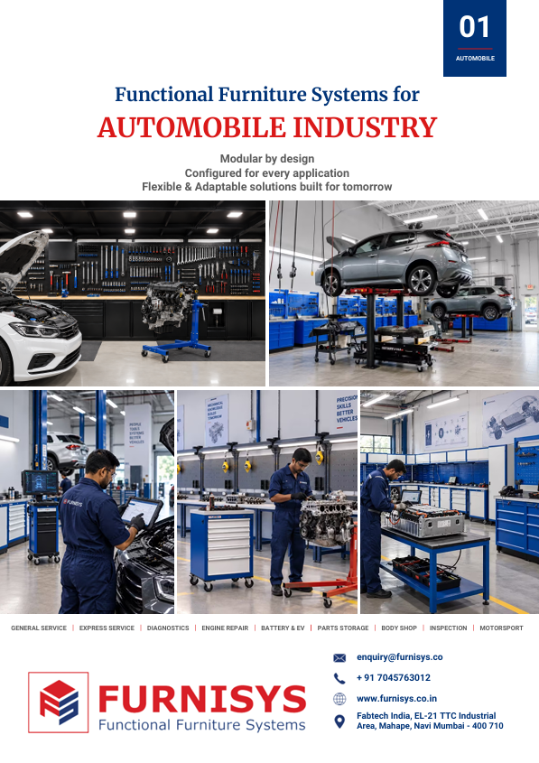 Automobile Industry workspace solution Brochure