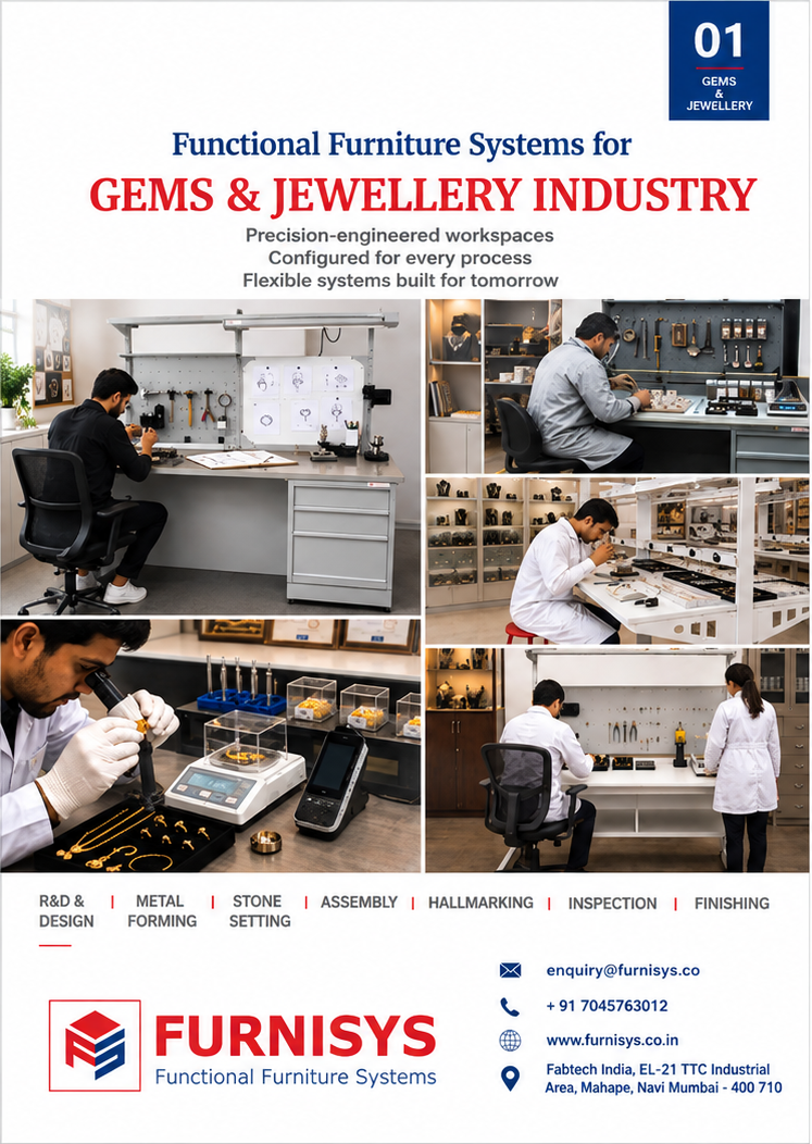 Gems and Jewellery industry workspace solutions