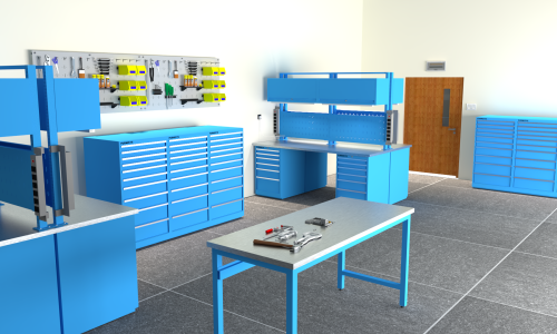 base-series-workbenches 3 Base series workbench table in Mumbai, Industrial workbench