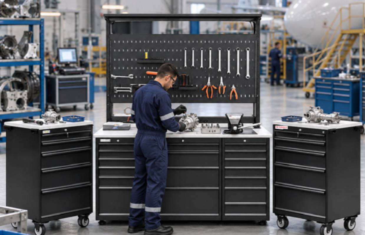 MRO Bays (Maintenance, Repair & Overhaul) workbench and workstation1