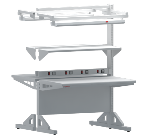 Flexible Double-Sided Workstation Adder Unit – Flexi Series