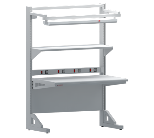 Modular Single-Sided Starter Unit Expandable workstation